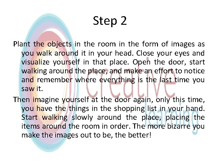 Step 2 Plant the objects in the room in the form of images as