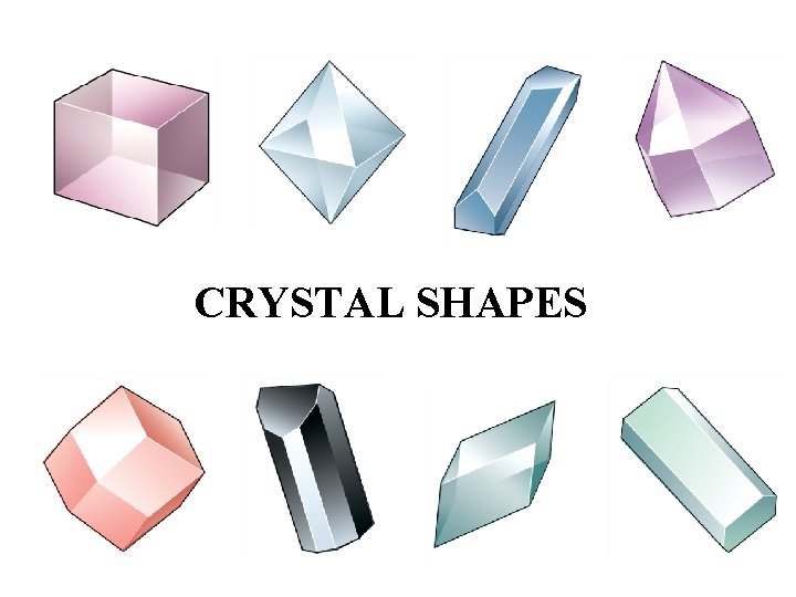 CRYSTAL SHAPES 