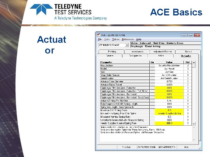 ACE Basics Actuat or 