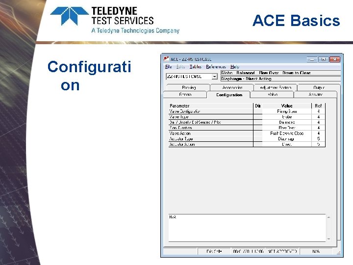 ACE Basics Configurati on 