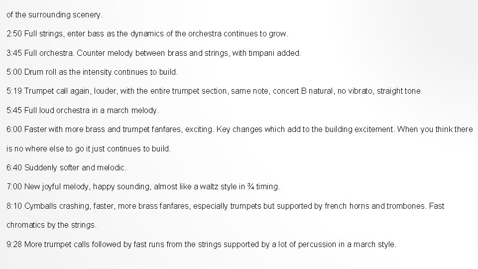 of the surrounding scenery. 2: 50 Full strings, enter bass as the dynamics of of the surrounding scenery. 2: 50 Full strings, enter bass as the dynamics of