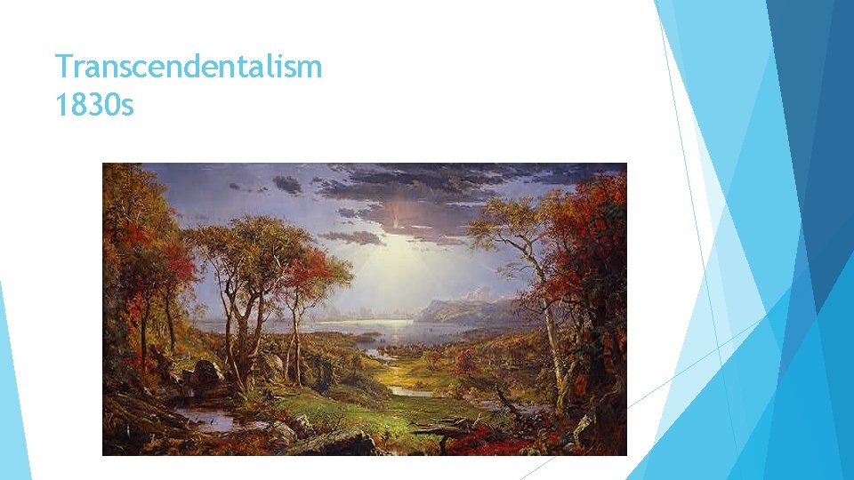 Transcendentalism 1830 s 