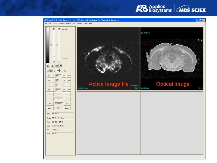 Active Image file Optical Image 