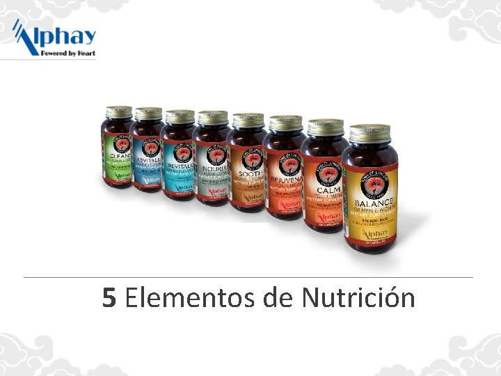 5 Elementos de Nutrición 