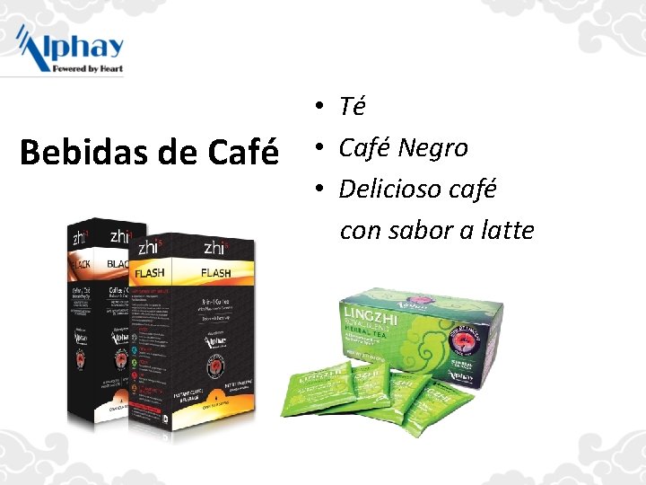 Bebidas de Café • Té • Café Negro • Delicioso café con sabor a