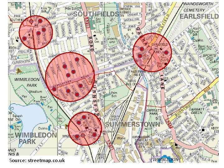 Crime mapping Source: streetmap. co. uk 