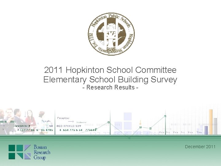 2011 Hopkinton School Committee Elementary School Building Survey - Research Results - December 2011