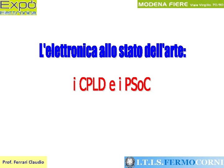 Prof. Ferrari Claudio 