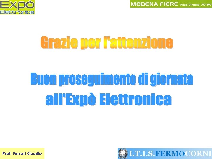 Prof. Ferrari Claudio 