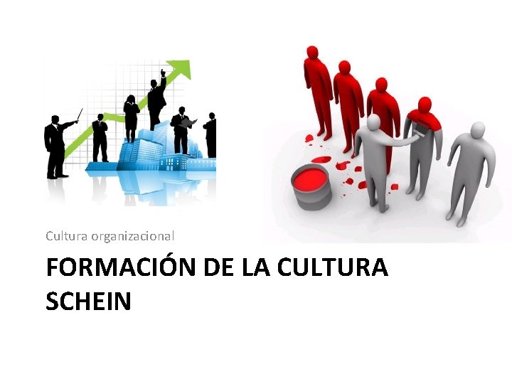 Cultura organizacional FORMACIÓN DE LA CULTURA SCHEIN 
