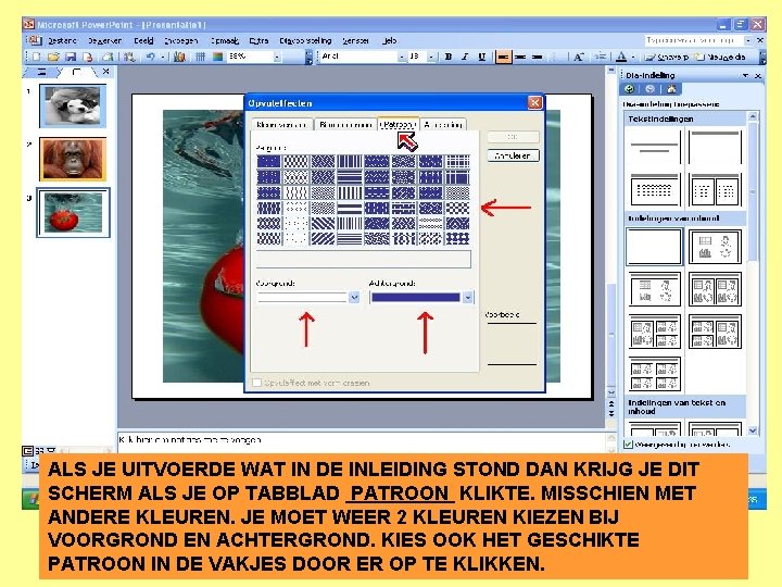 ALS JE UITVOERDE WAT IN DE INLEIDING STOND DAN KRIJG JE DIT SCHERM ALS