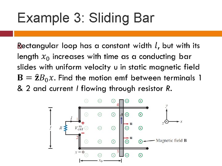 Example 3: Sliding Bar 