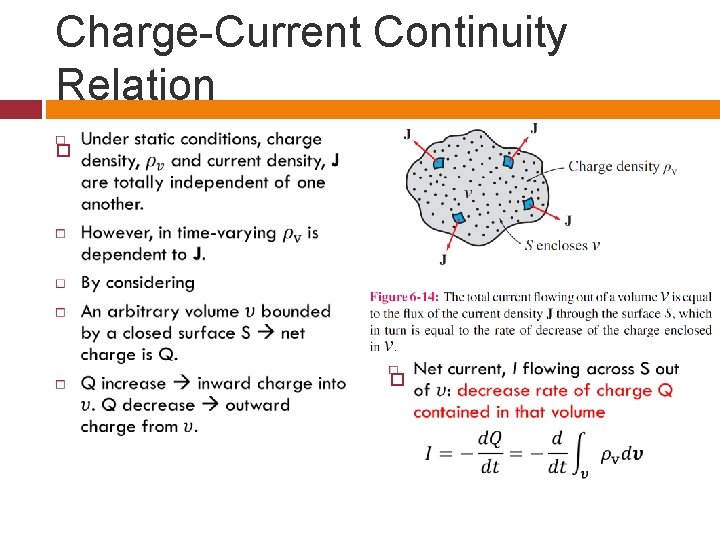 Charge-Current Continuity Relation 