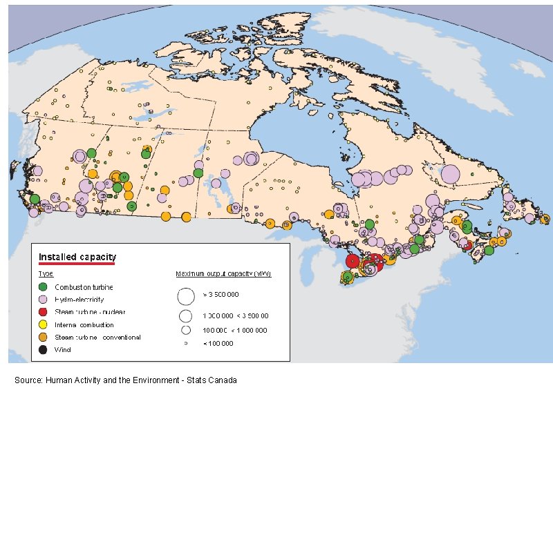 Source: Human Activity and the Environment - Stats Canada 