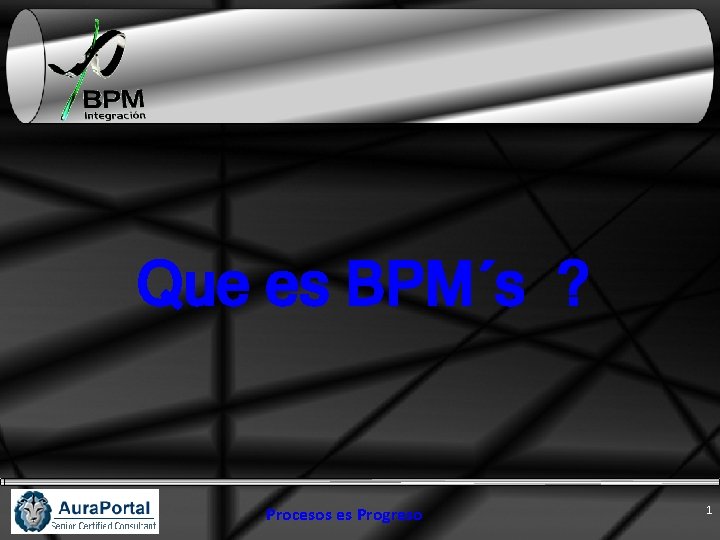 Que es BPM´s ? Procesos es Progreso 1 