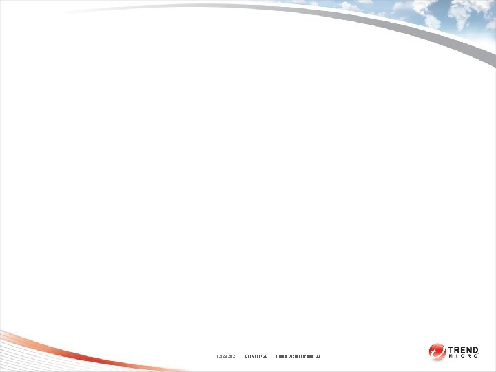12/28/2021 Copyright 2011 Trend Micro Inc. Page: 30 12/28/2021 Copyright 2011 Trend Micro Inc. Page: 30