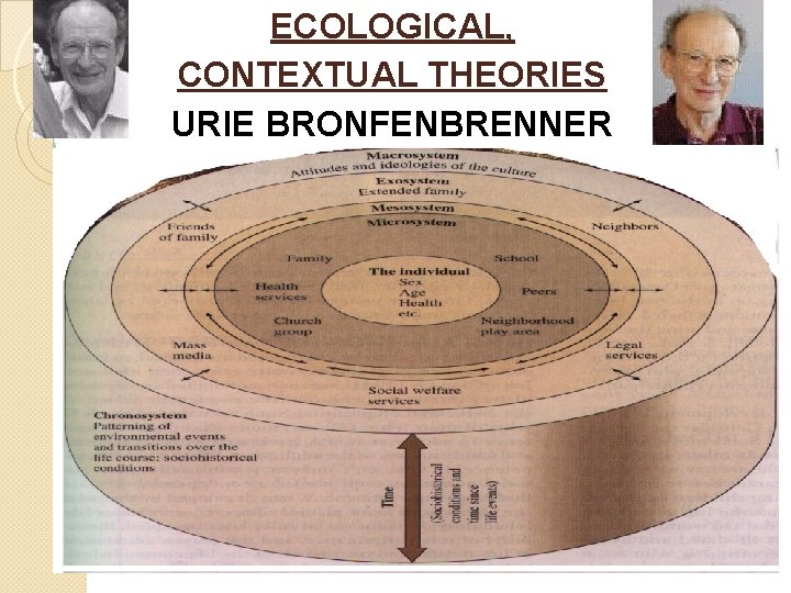 ECOLOGICAL, CONTEXTUAL THEORIES URIE BRONFENBRENNER 