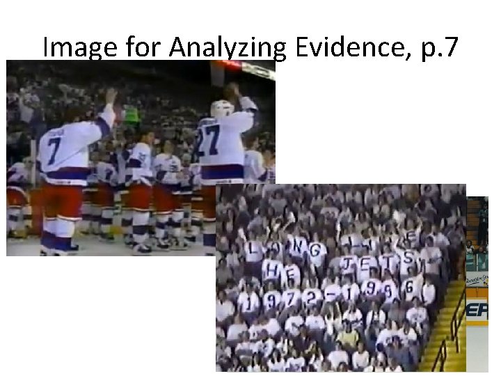 Image for Analyzing Evidence, p. 7 