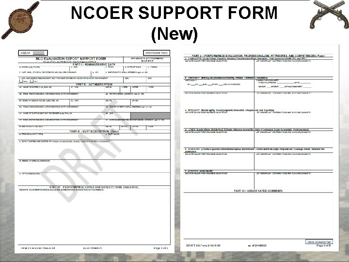 NCOER SUPPORT FORM (New) 