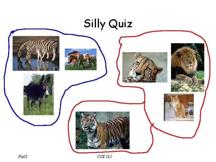 Silly Quiz Fa 05 CSE 182 