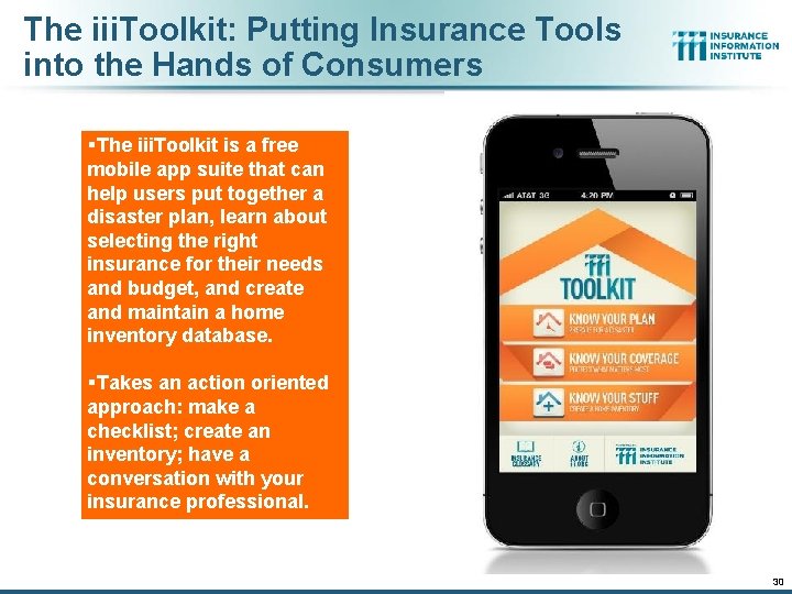 The iii. Toolkit: Putting Insurance Tools into the Hands of Consumers §The iii. Toolkit