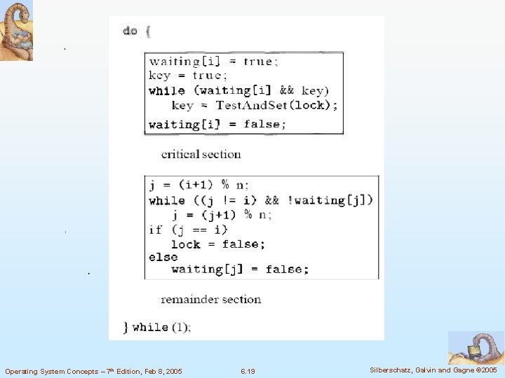 Operating System Concepts – 7 th Edition, Feb 8, 2005 6. 19 Silberschatz, Galvin