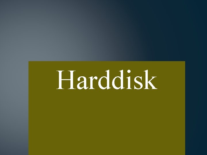 Harddisk 