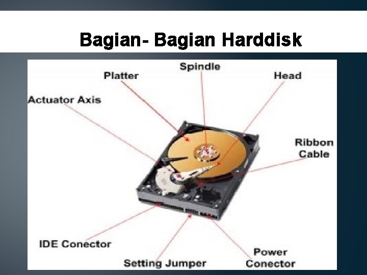 Bagian- Bagian Harddisk 