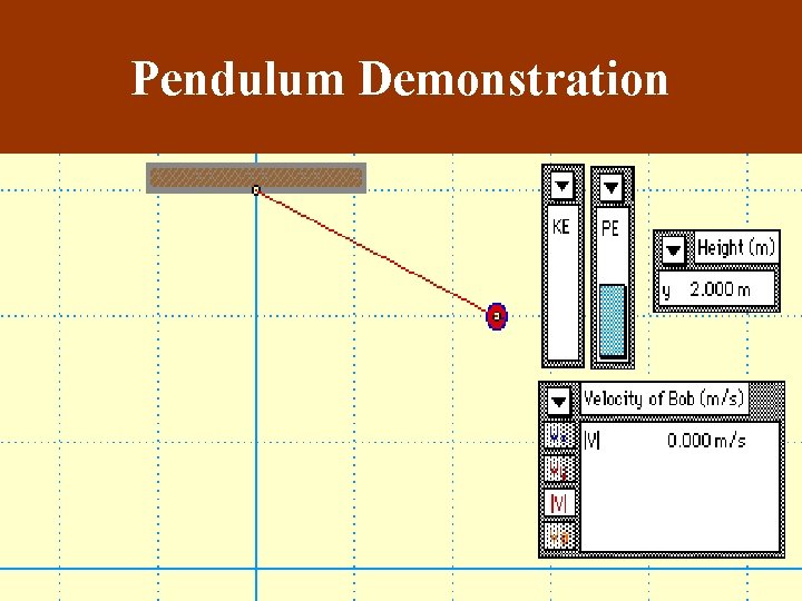 Pendulum Demonstration 