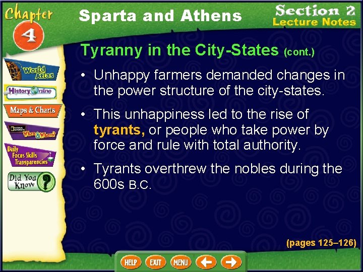 Sparta and Athens Tyranny in the City-States (cont. ) • Unhappy farmers demanded changes