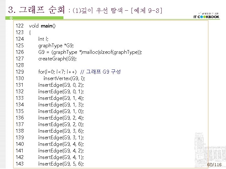 3. 그래프 순회 122 123 124 125 126 127 128 129 130 131 132 3. 그래프 순회 122 123 124 125 126 127 128 129 130 131 132