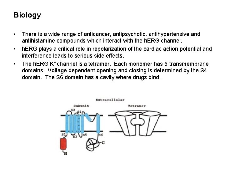 Biology • • • There is a wide range of anticancer, antipsychotic, antihypertensive and