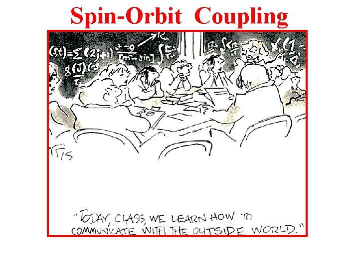 Spin-Orbit Coupling 