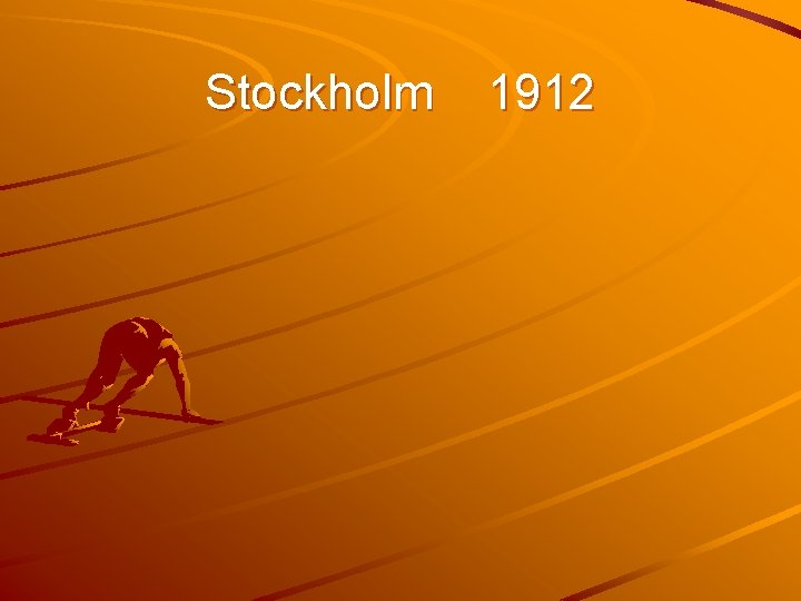 Stockholm 1912 