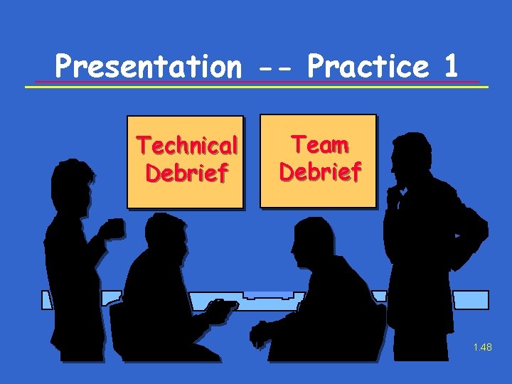 Presentation -- Practice 1 Technical Debrief Team Debrief 1. 48 
