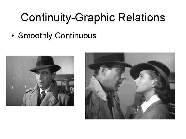 Continuity-Graphic Relations • Smoothly Continuous 