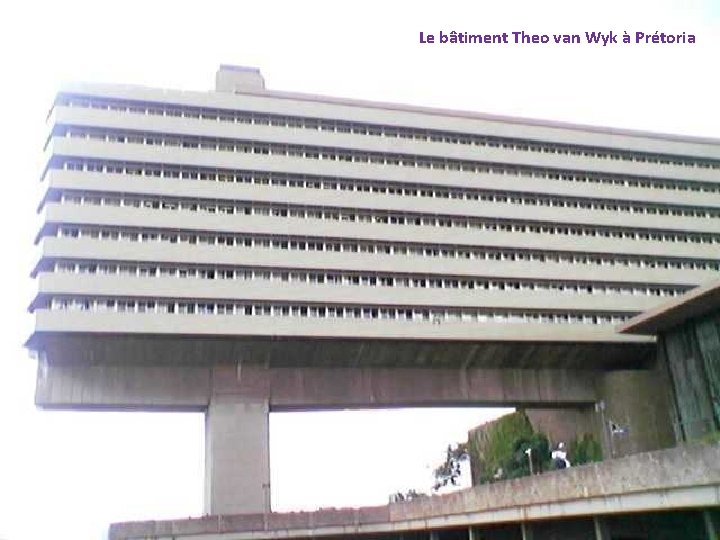 Le bâtiment Theo van Wyk à Prétoria 