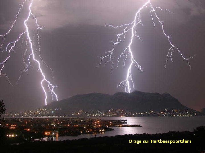 Orage sur Hartbeespoortdam 