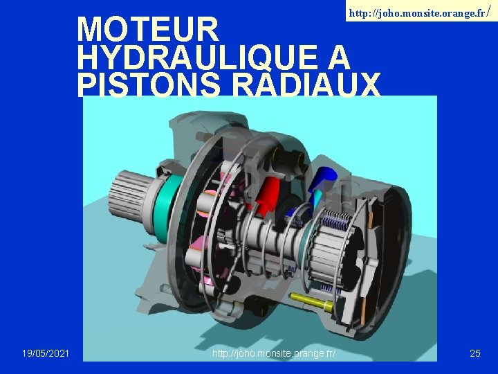 http: //joho. monsite. orange. fr/ MOTEUR HYDRAULIQUE A PISTONS RADIAUX 19/05/2021 http: //joho. monsite.