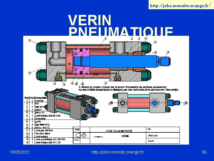 http: //joho. monsite. orange. fr/ VERIN PNEUMATIQUE 19/05/2021 http: //joho. monsite. orange. fr/ 36