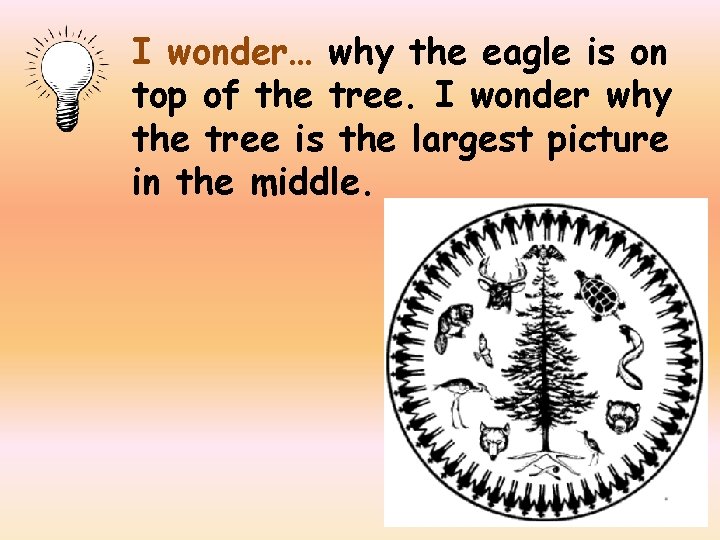 I wonder… why the eagle is on top of the tree. I wonder why