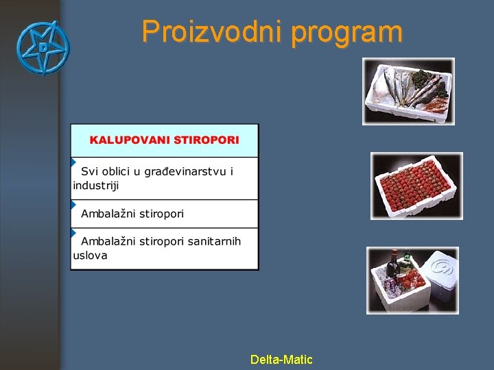 Proizvodni program Delta-Matic 