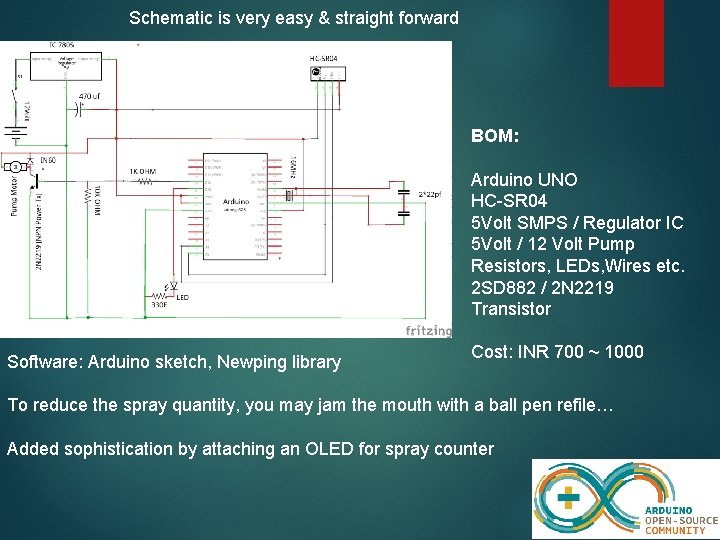 Jumbo Sanitizer an Arduino product Connecting the dots