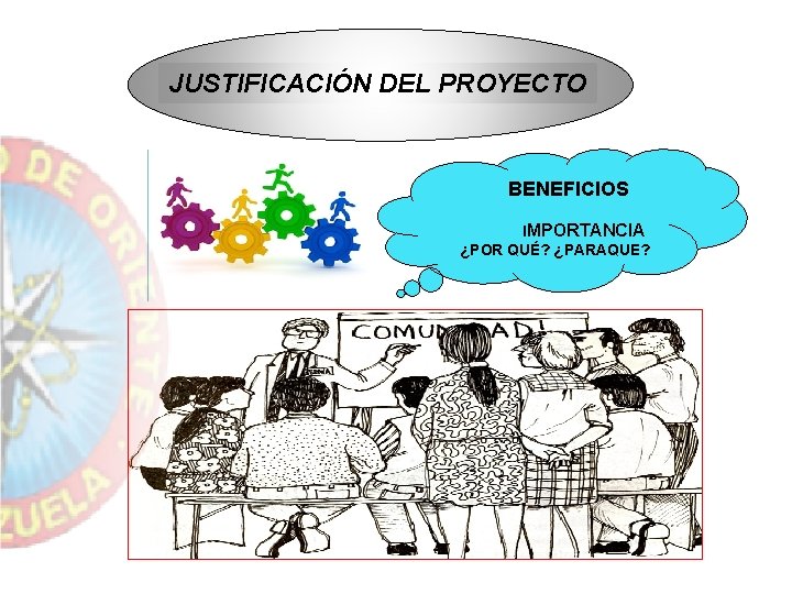 JUSTIFICACIÓN DEL PROYECTO BENEFICIOS IMPORTANCIA ¿POR QUÉ? ¿PARAQUE? 