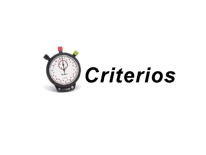 Criterios 