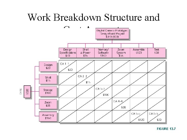 Work Breakdown Structure and Cost Accounts FIGURE 13. 7 
