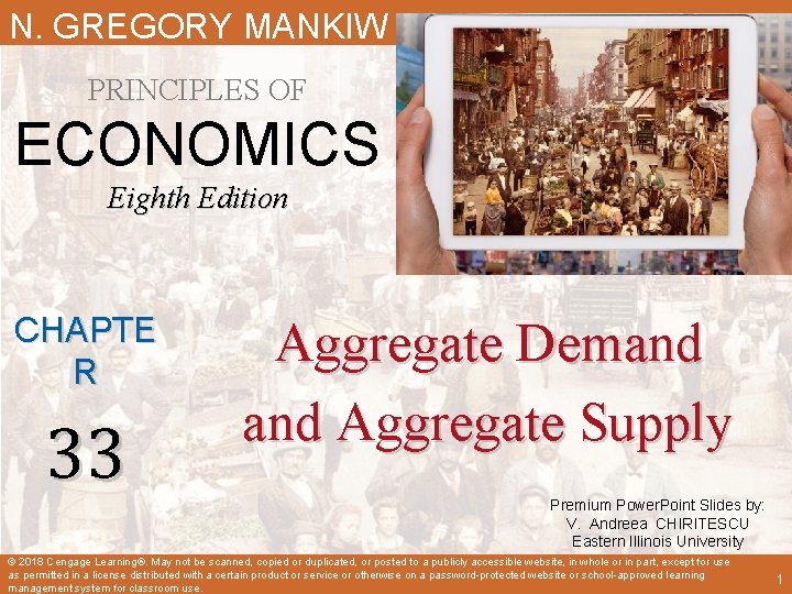 N. GREGORY MANKIW PRINCIPLES OF ECONOMICS Eighth Edition CHAPTE R 33 Aggregate Demand Aggregate