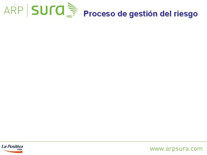 Proceso de gestión del riesgo 