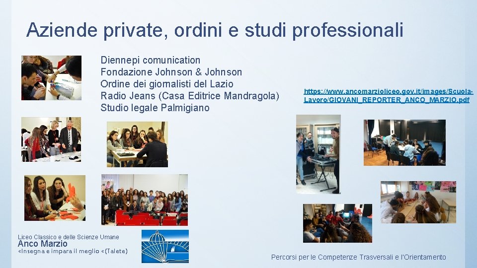 Aziende private, ordini e studi professionali Diennepi comunication Fondazione Johnson & Johnson Ordine dei Aziende private, ordini e studi professionali Diennepi comunication Fondazione Johnson & Johnson Ordine dei