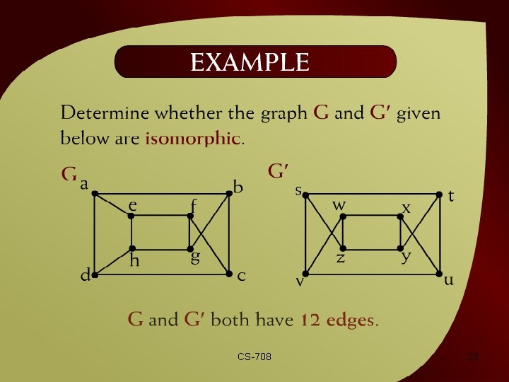 Example – (42 – 14 a) CS-708 29 
